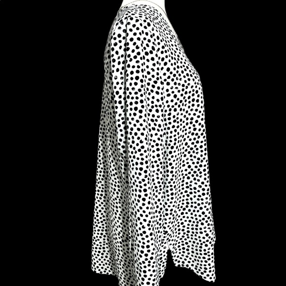 NWT Adrianna Papell Printed Crepe Popover Blouse L - Picture 7 of 11